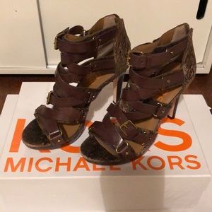 NWOT  Michael Kors sky high gladiator sandals